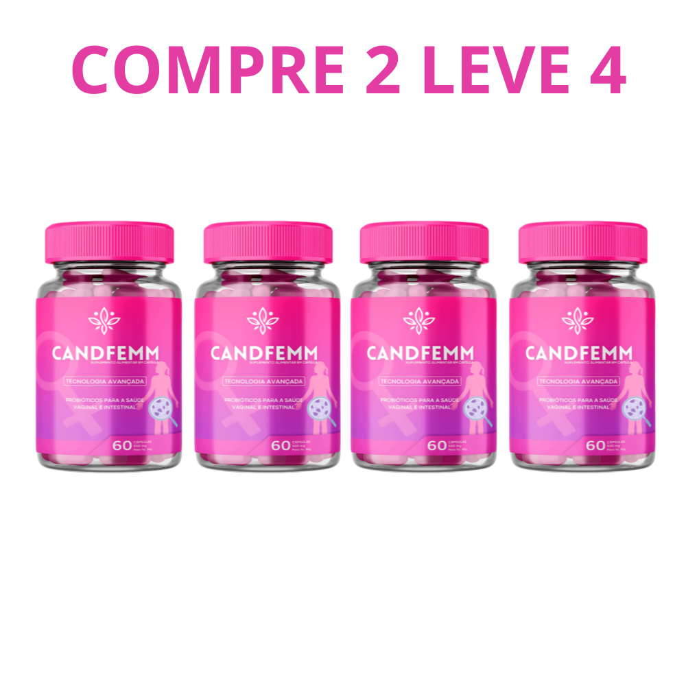 Candfemm 60 Cápsulas - Promoção Exclusiva + Frete Grátis