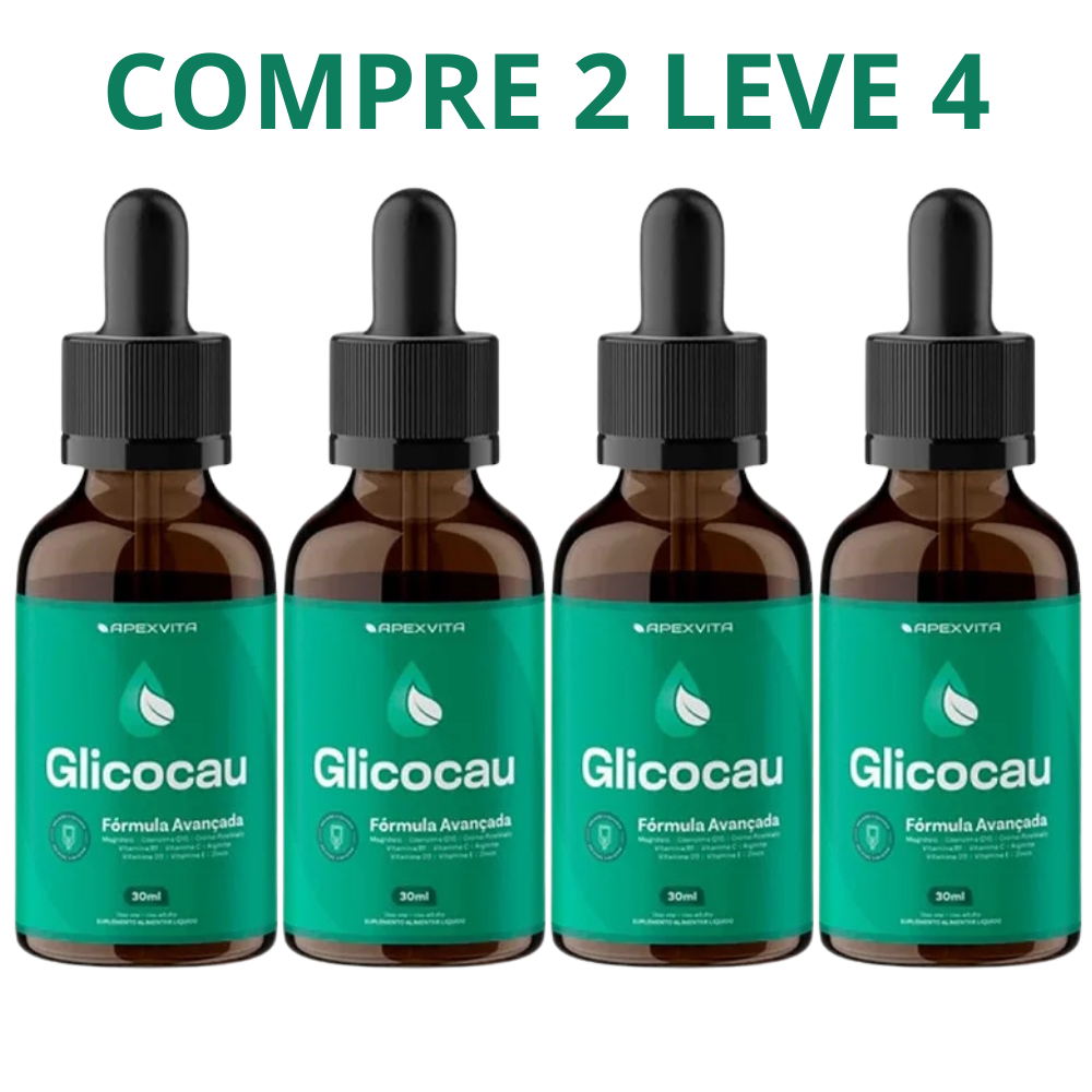 Glicocau Original 30ml - Seu Aliado No Controle Da Glicose - Frete Grátis