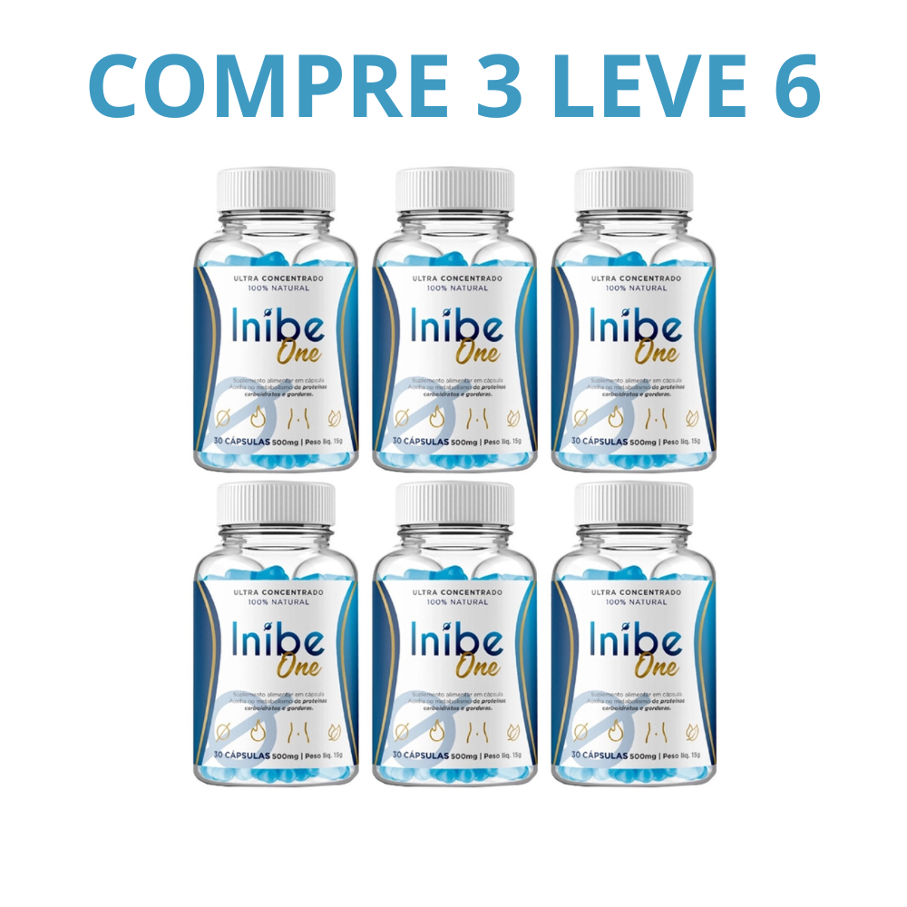 Inibe One 30 Capsulas - Promoção Exclusiva + Frete Grátis